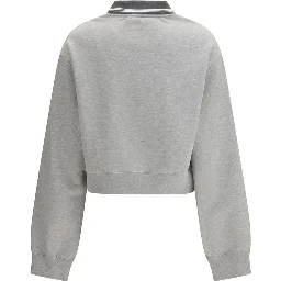 Gray Cotton Sweatshirt