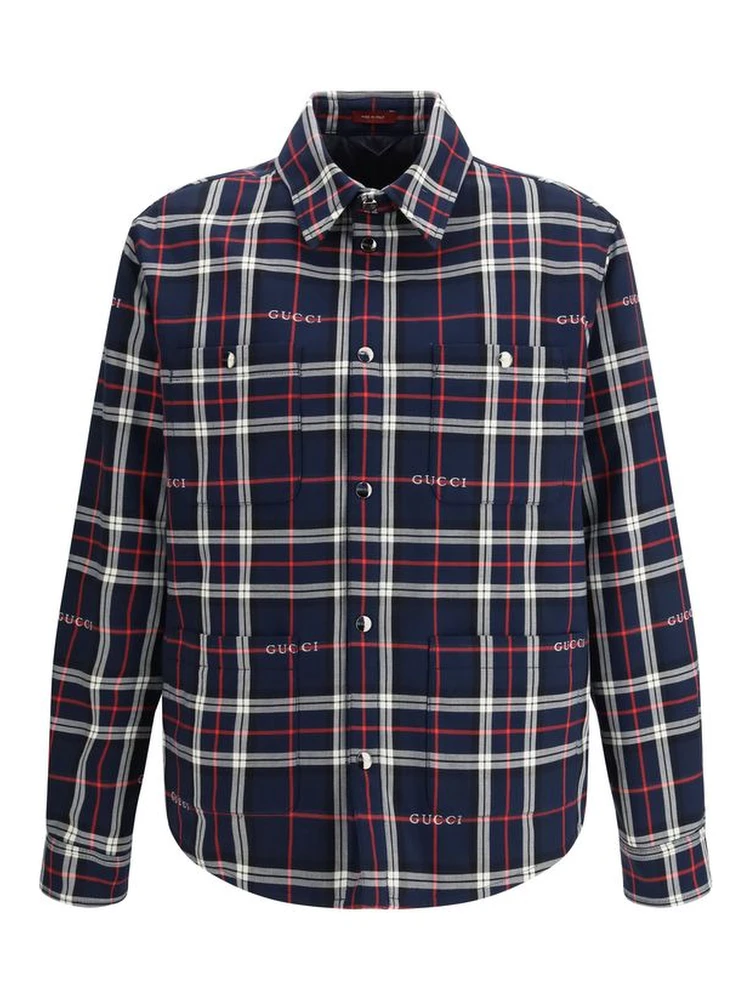 Blue Cotton Jackets And Coat