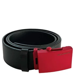 Black Leather Men Belt
