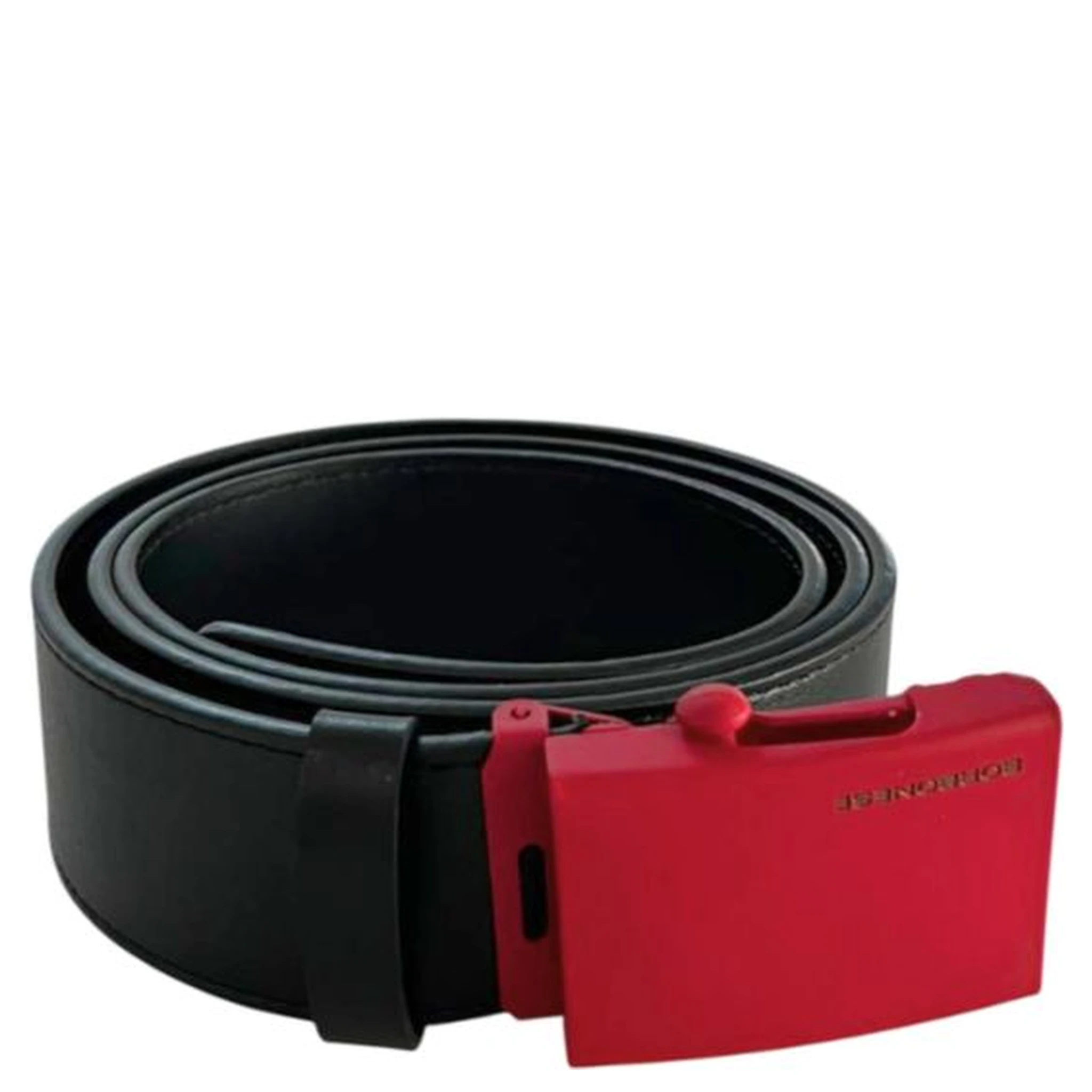 Black Leather Men Belt