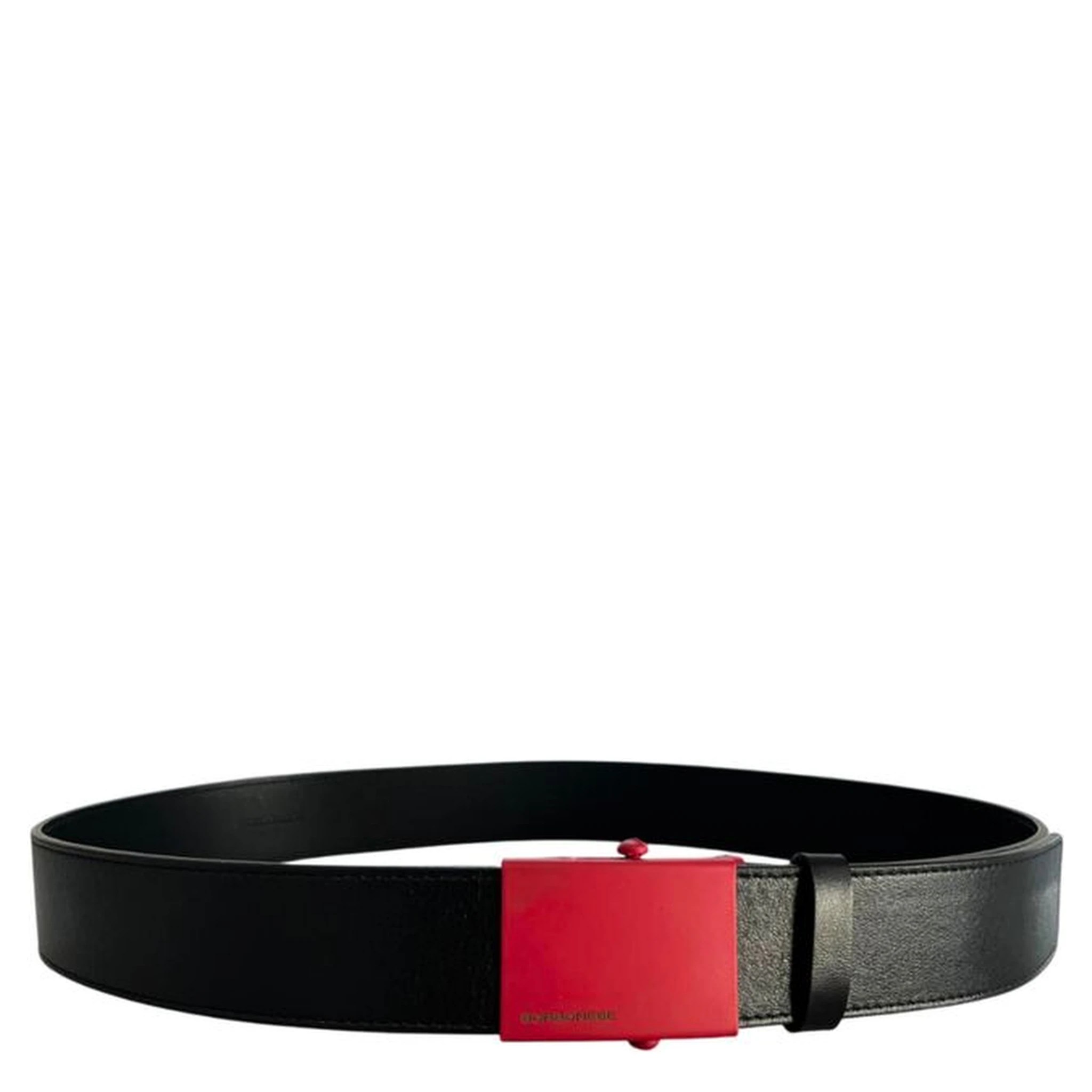Black Leather Men Belt