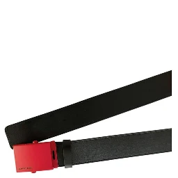 Black Leather Men Belt