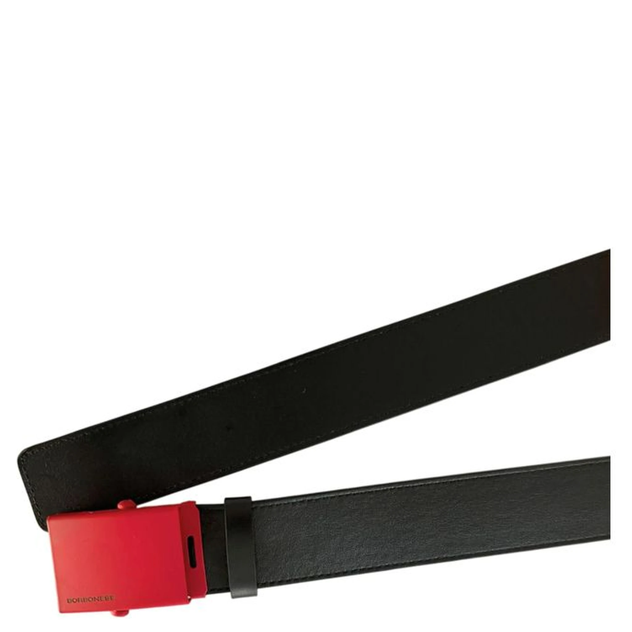 Black Leather Men Belt