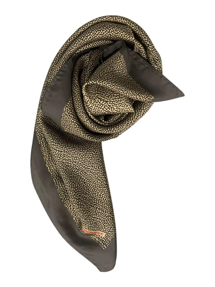 Grey Silk Women Scarf