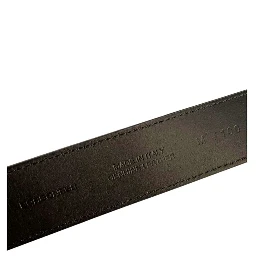 Black Leather Men Belt