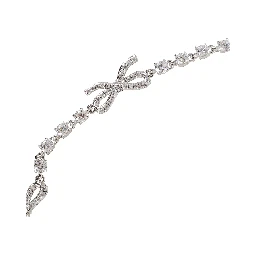 CRYSTAL BOW NECKLACE