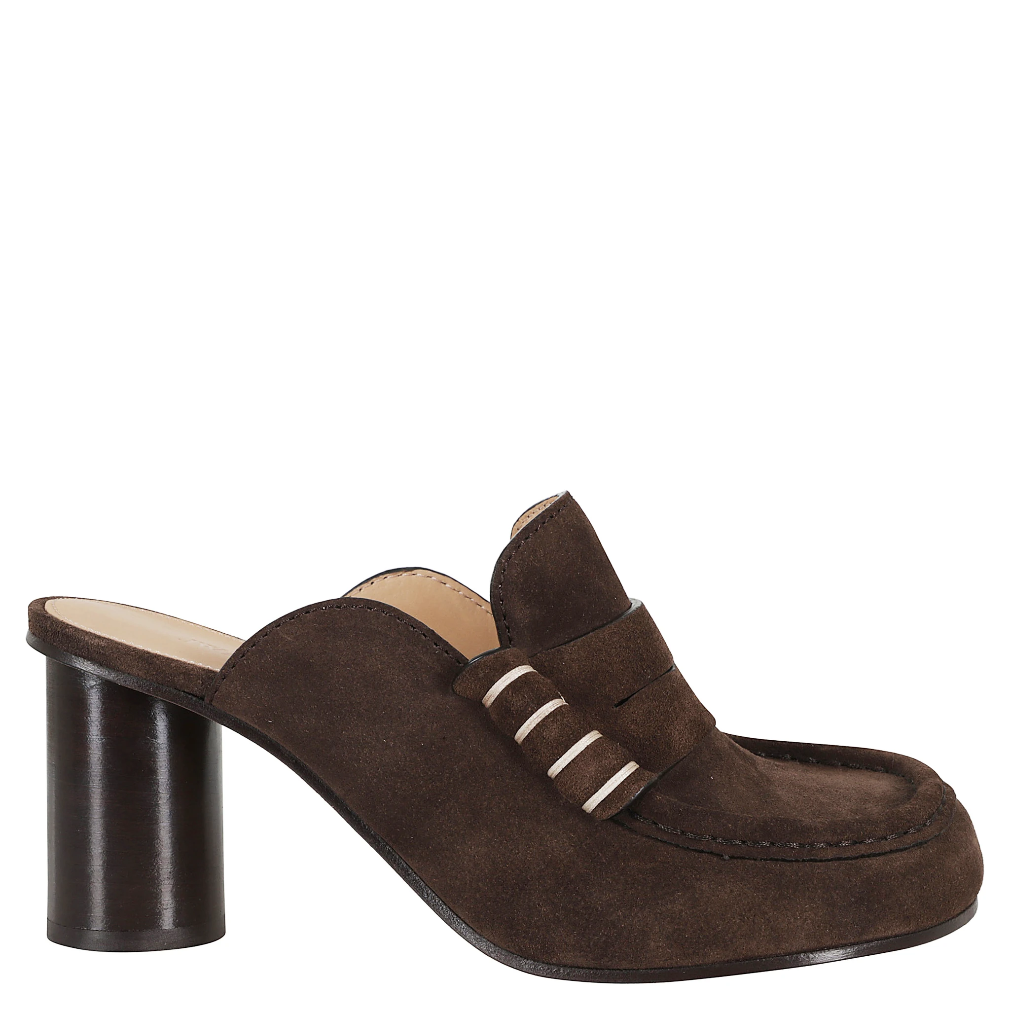 صندل بدون كعب مغلق من الأمام