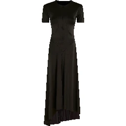 ZIPPED FRONT MIDI DRESS