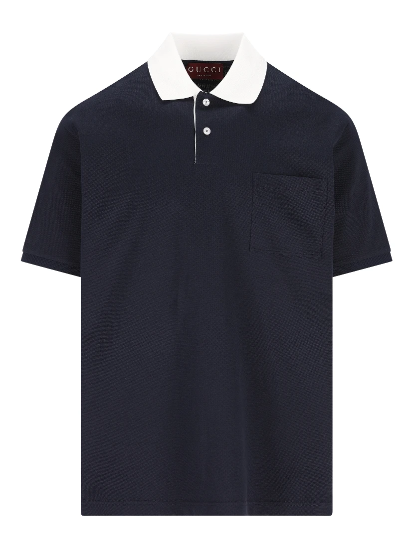 تيشيرتات وبولو من غوتشي باللون الأزرق