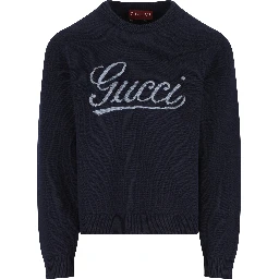 Gucci Logo Intarsia Sweater