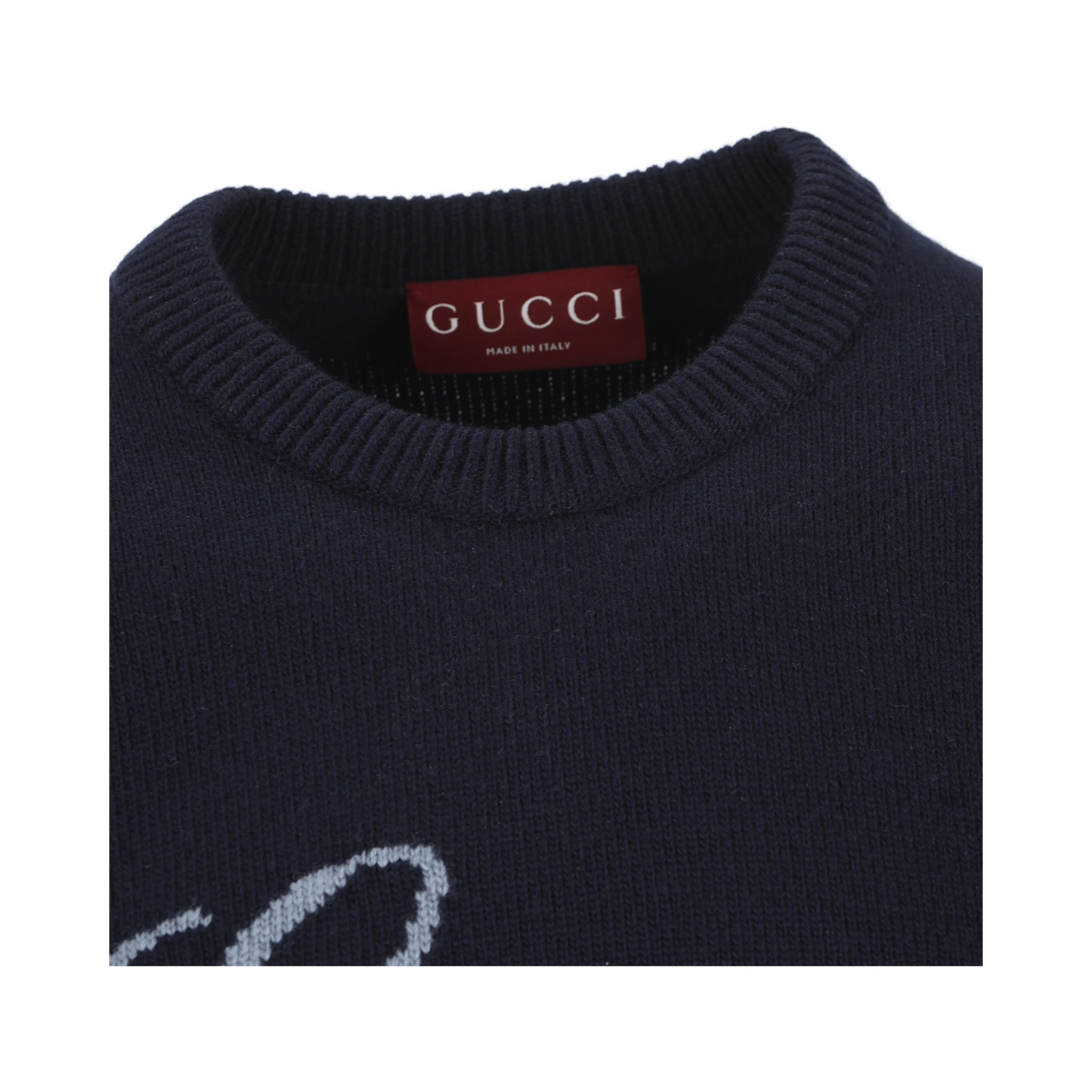 Gucci Logo Intarsia Sweater