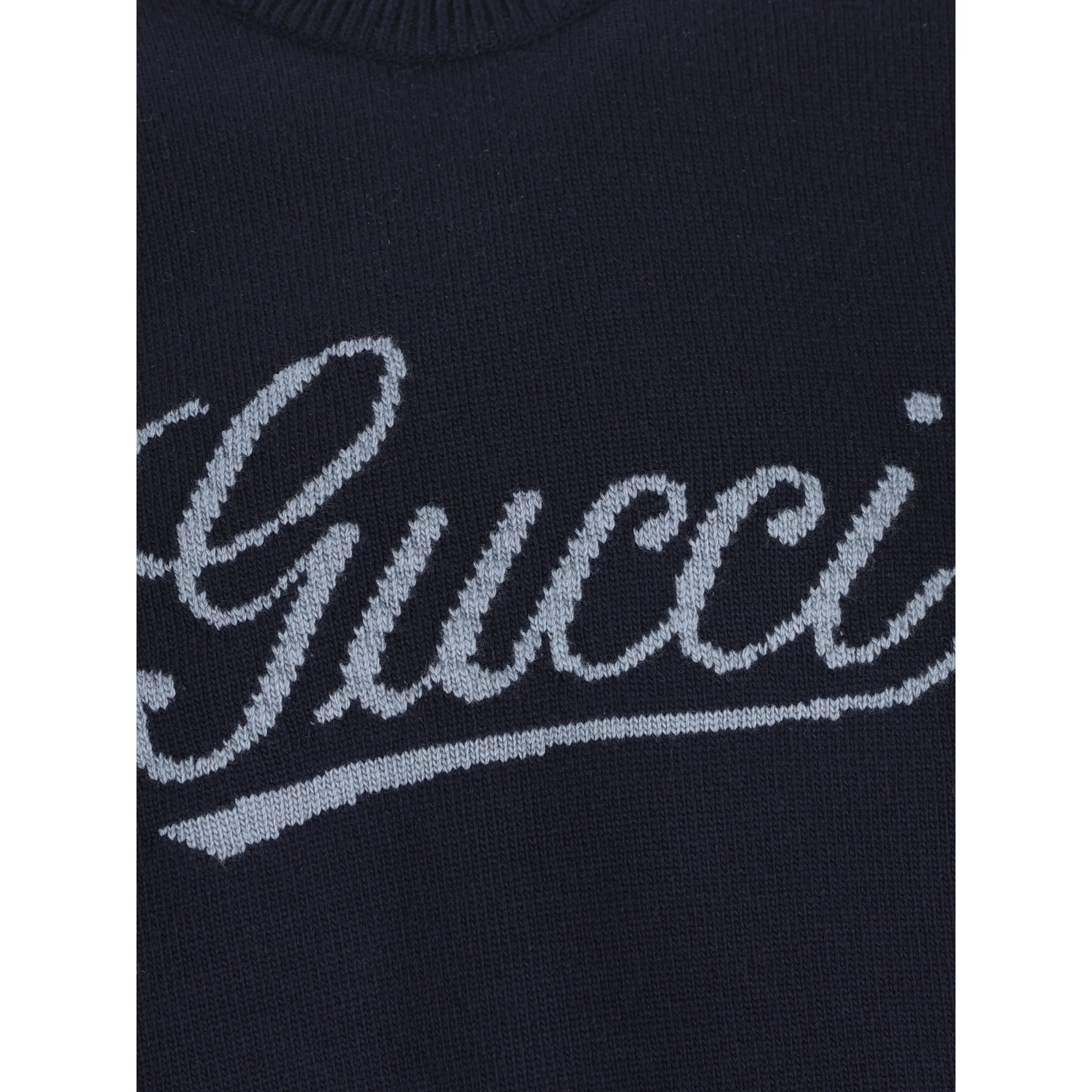 Gucci Logo Intarsia Sweater