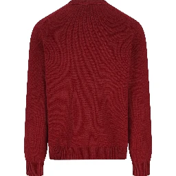 logo-plaque crew-neck sweater