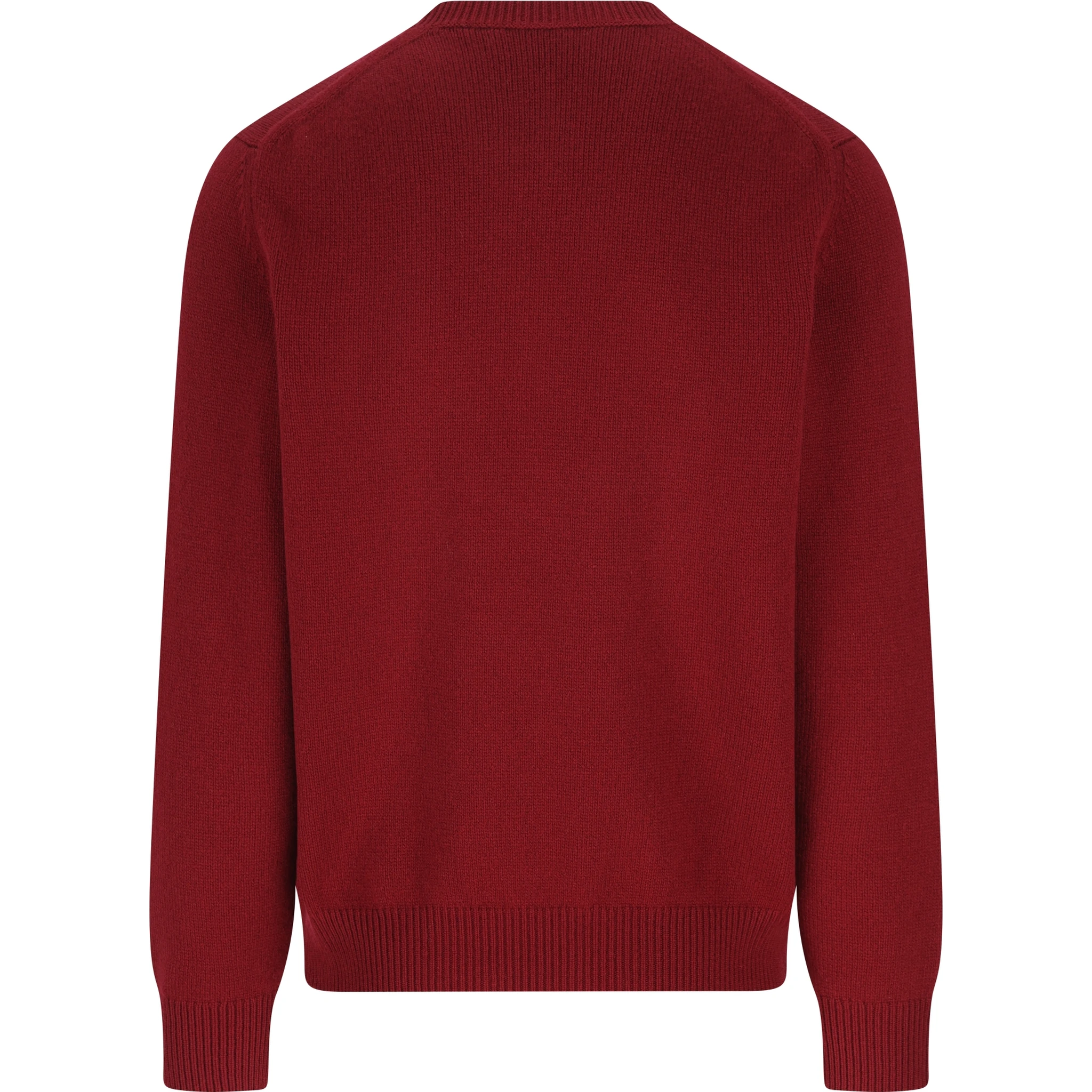 logo-plaque crew-neck sweater