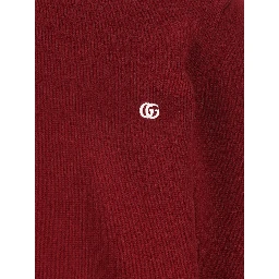 logo-plaque crew-neck sweater