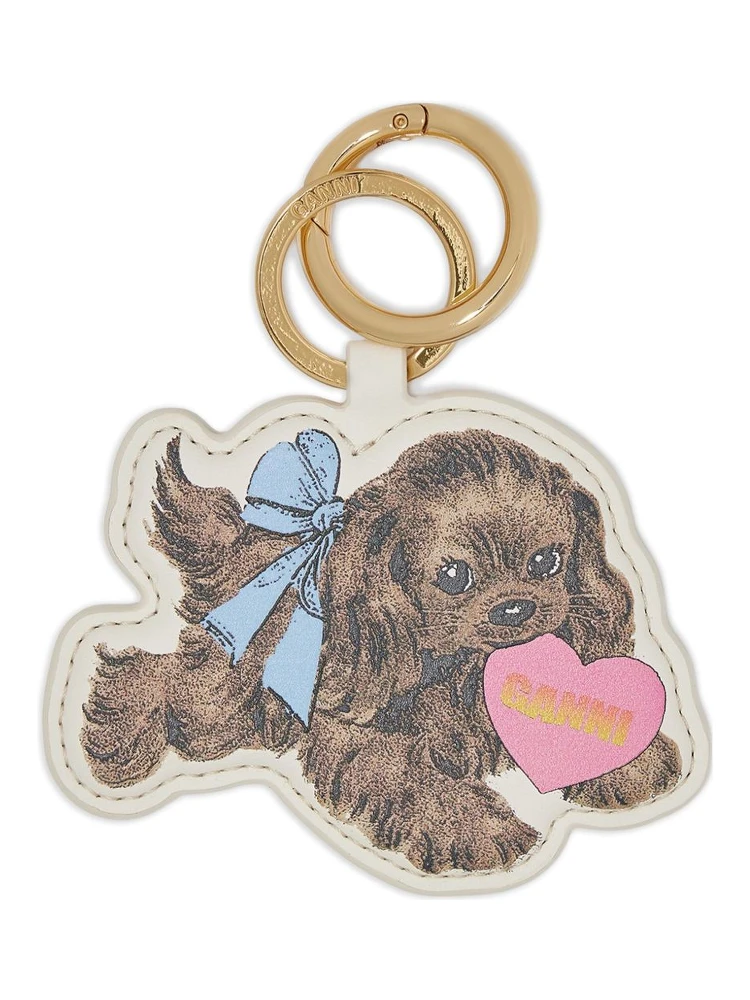 GANNI Keychains Brown