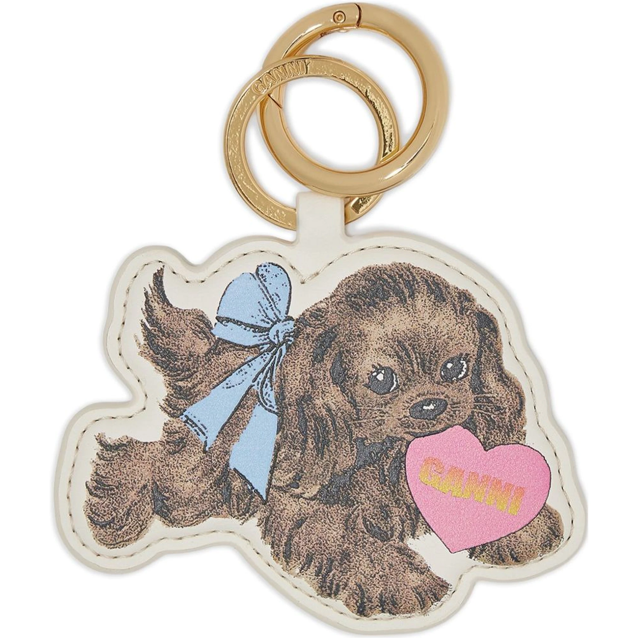 سلسلة مفاتيح غاني بنية اللون