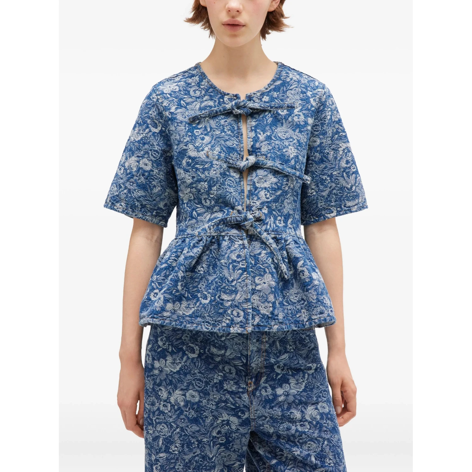 GANNI Shirts Blue
