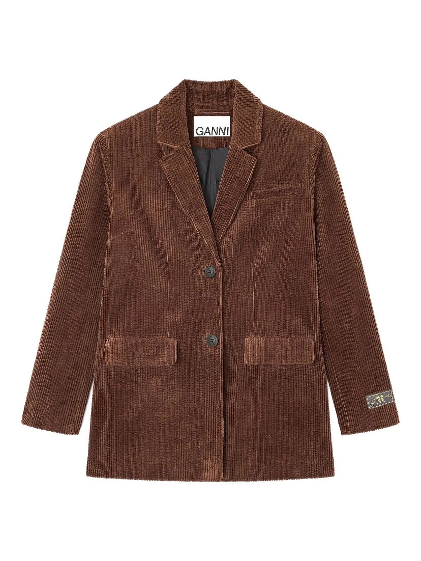 GANNI Jackets Brown