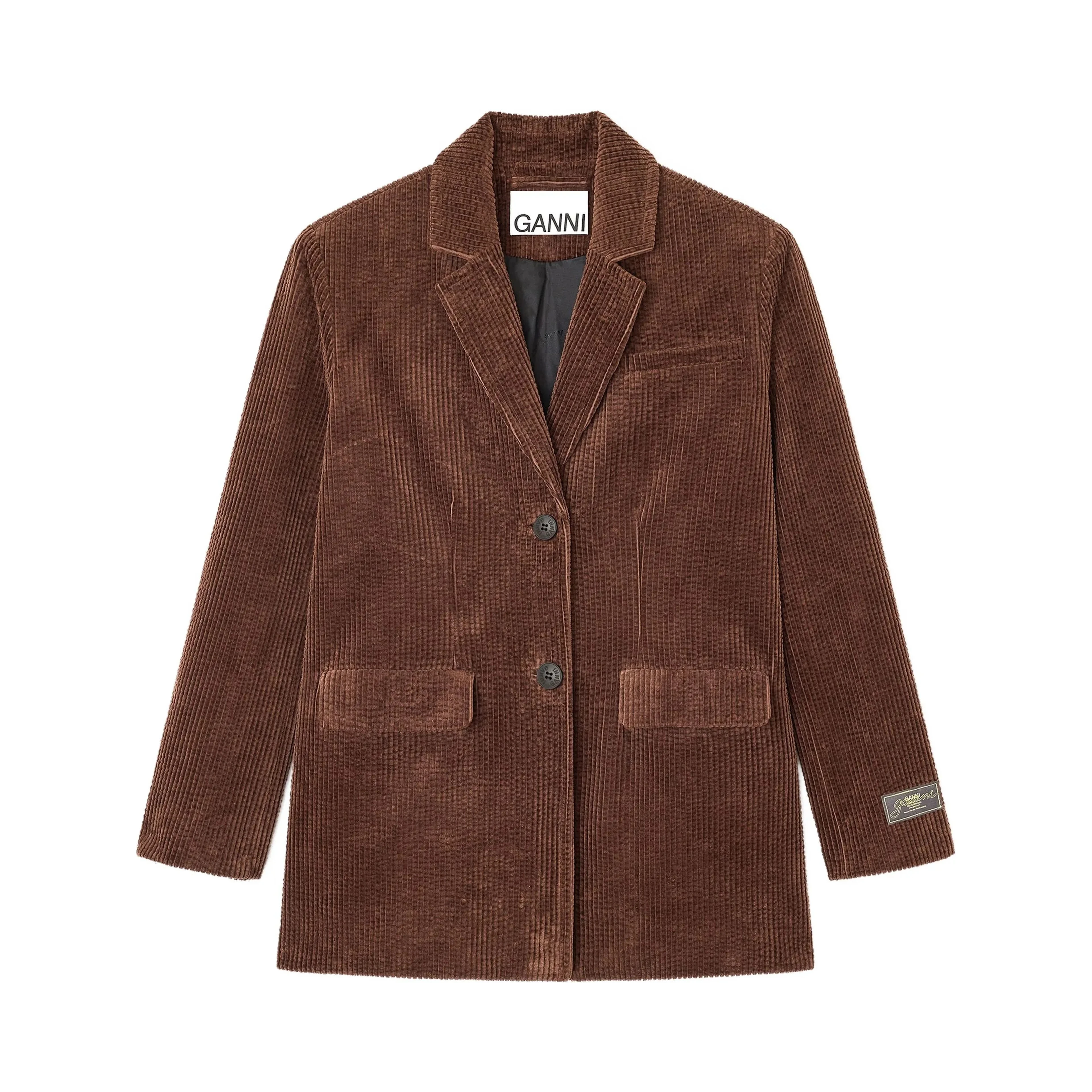 GANNI Jackets Brown