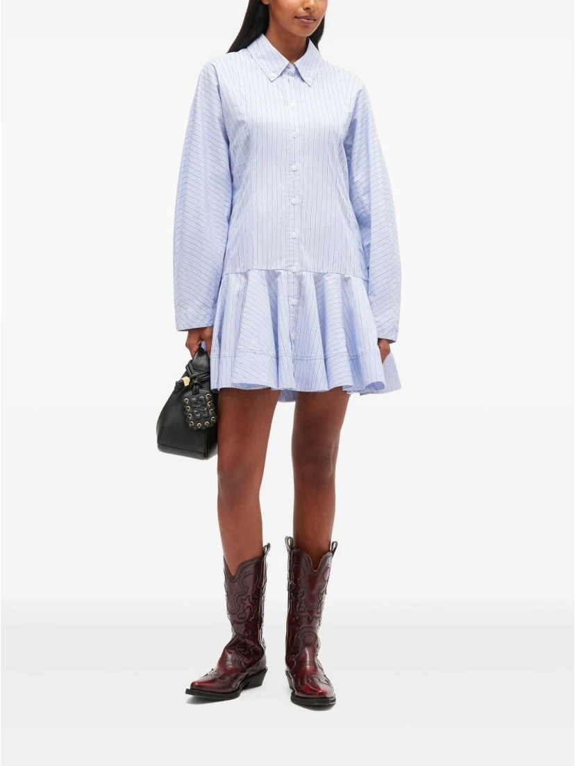 GANNI Dresses Clear Blue