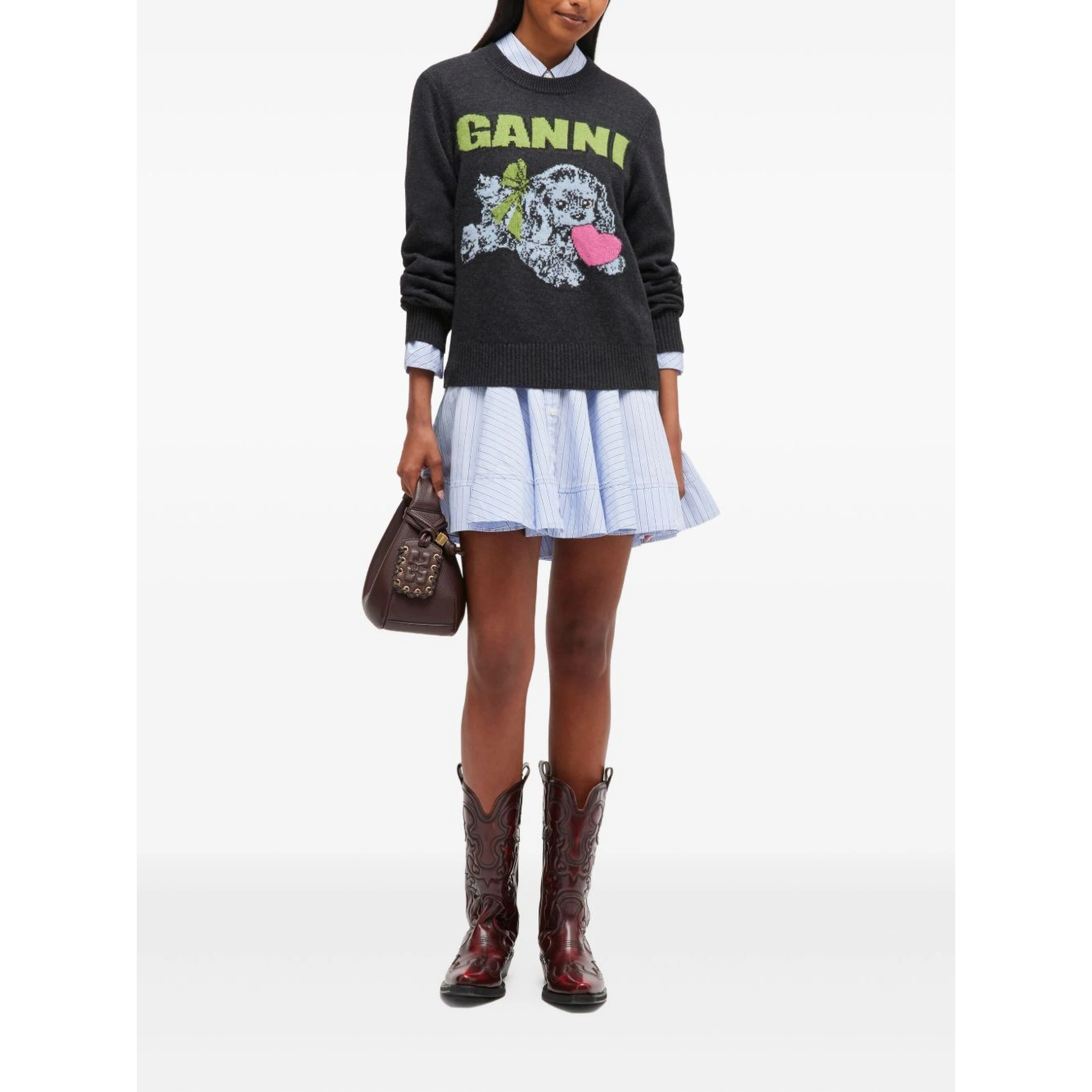 GANNI Sweaters Black