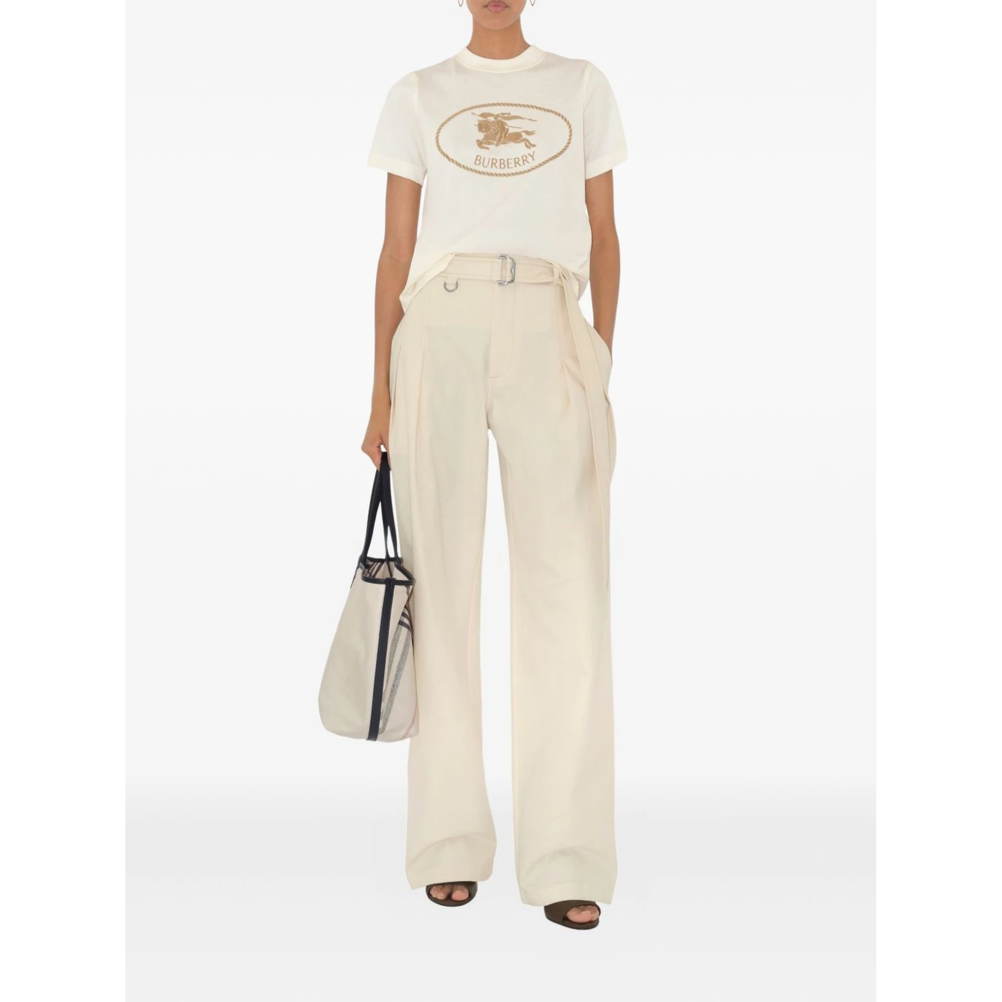 Burberry T-shirts and Polos White