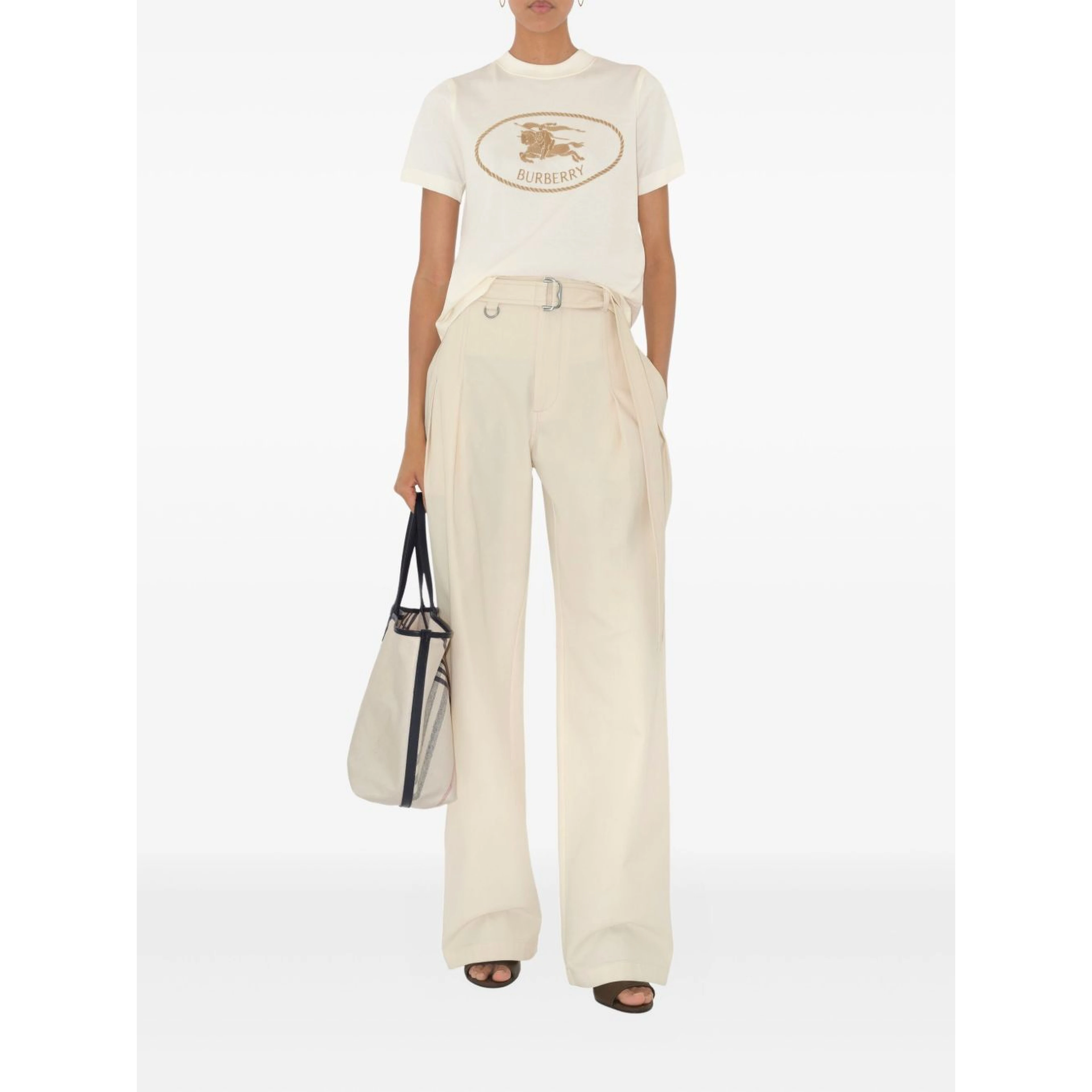 Burberry T-shirts and Polos White