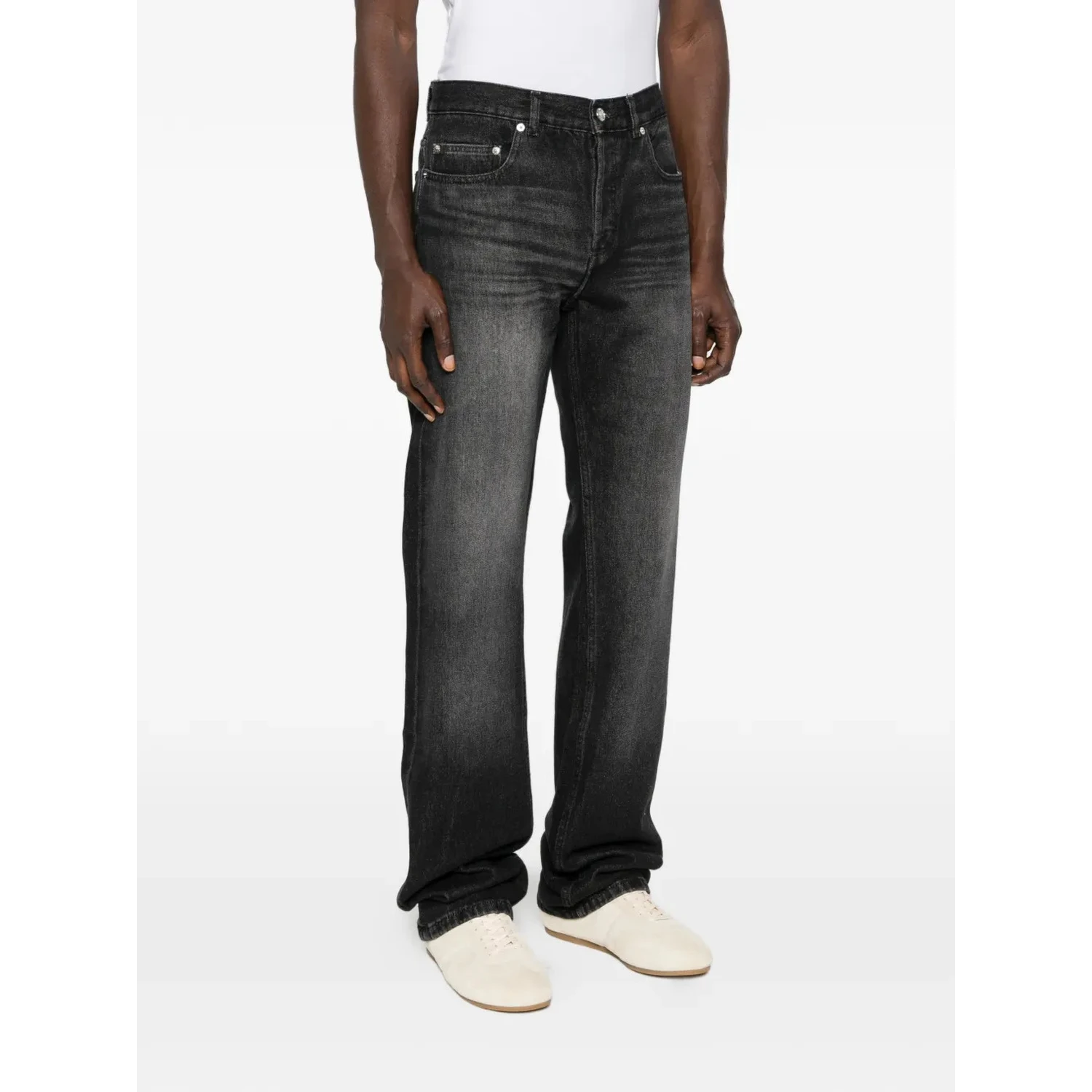 A.P.C. Faded Jeans | Black | FARFETCH IN