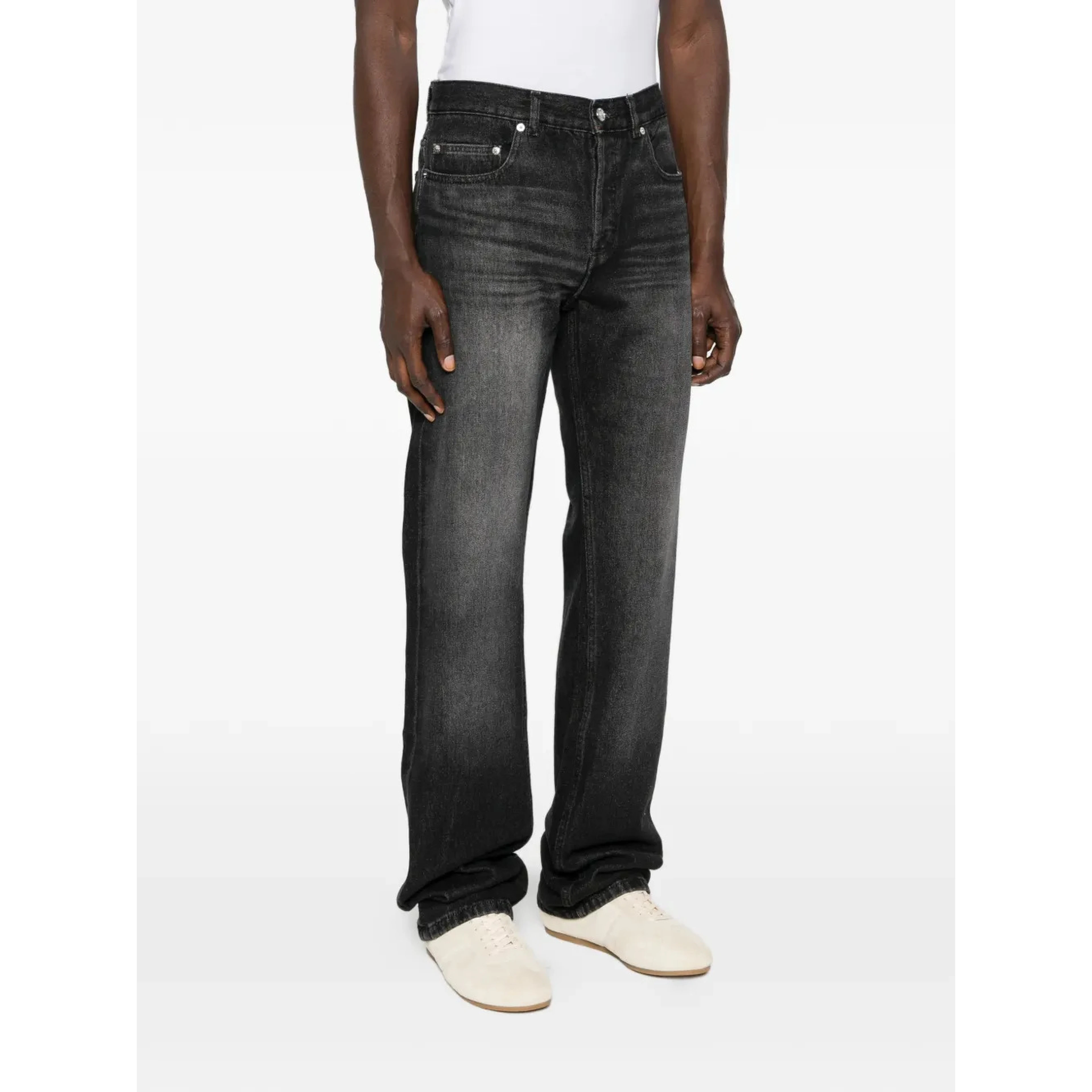 A.P.C. Faded Jeans | Black | FARFETCH IN