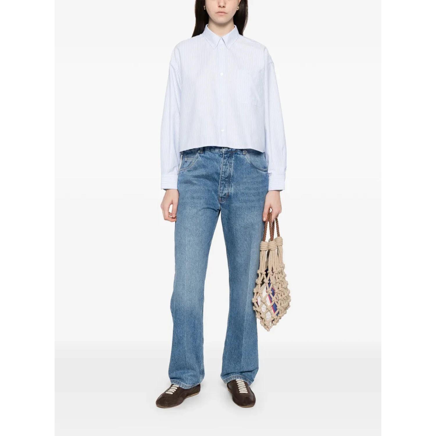 A.P.C. Shirts Clear Blue