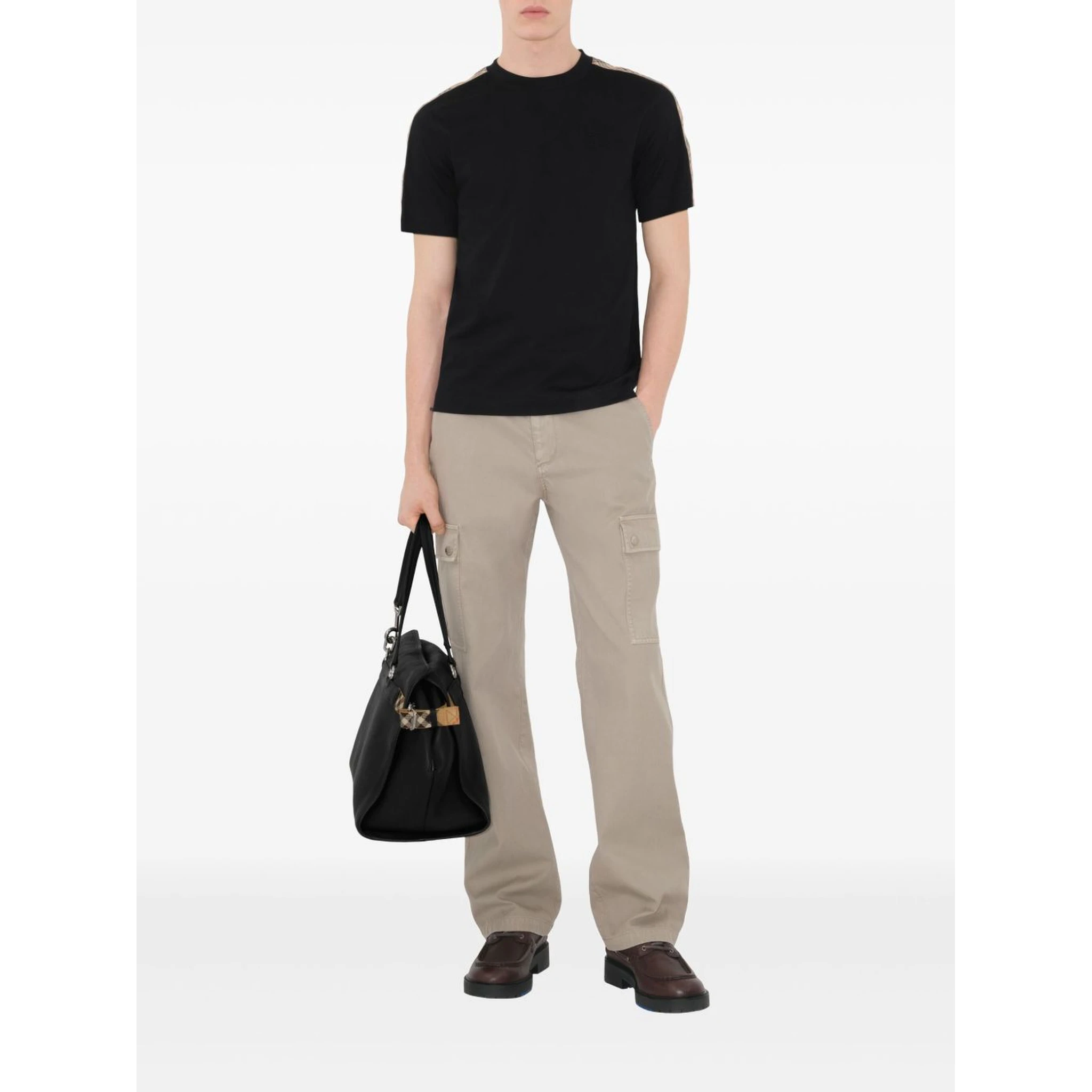 Burberry T-shirts and Polos Black