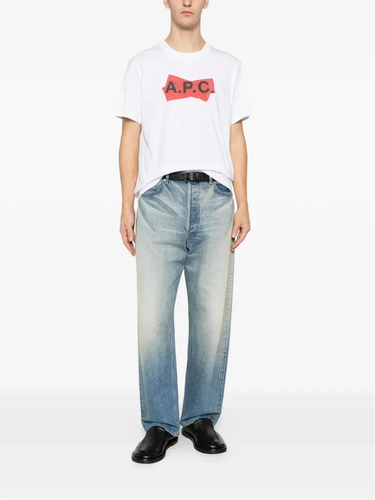 A.P.C. T-shirts and Polos White alternative