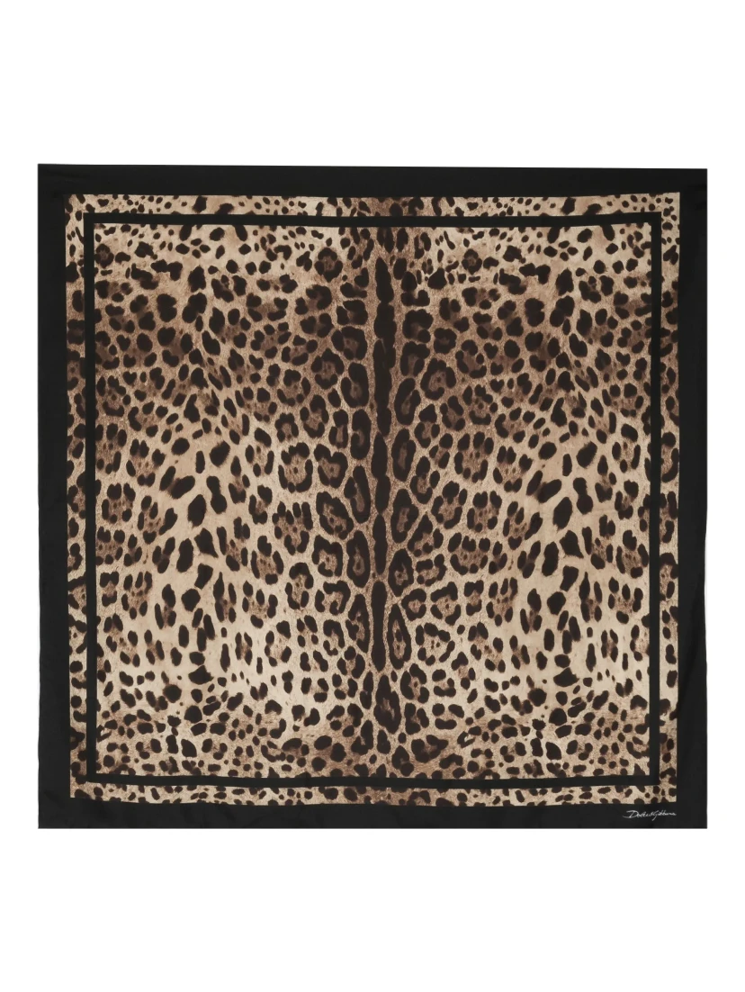 Dolce & Gabbana Scarfs Brown
