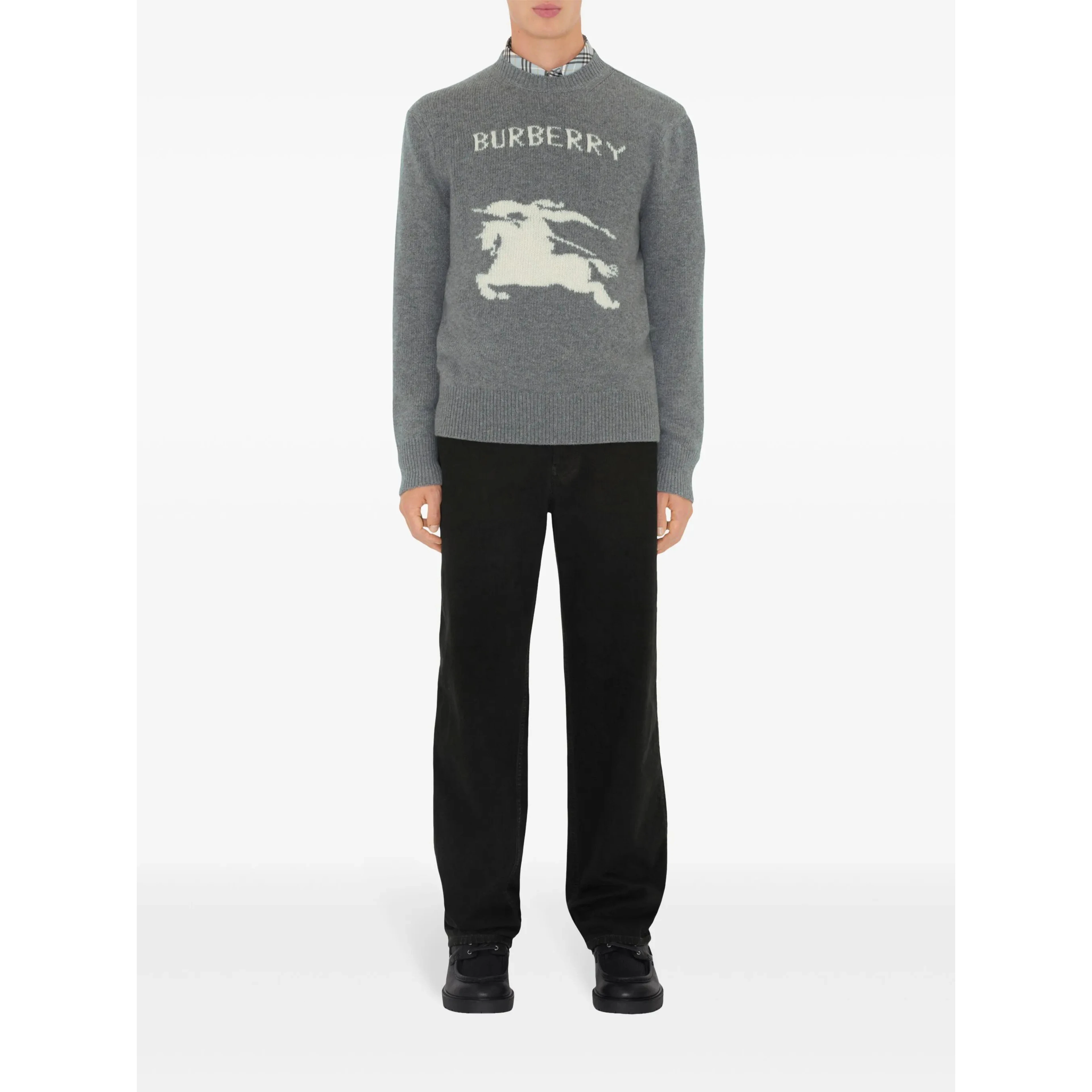 Burberry Sweaters Grey