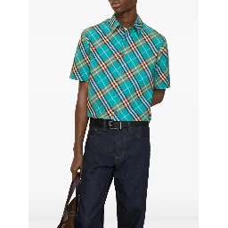 Burberry Shirts Clear Blue