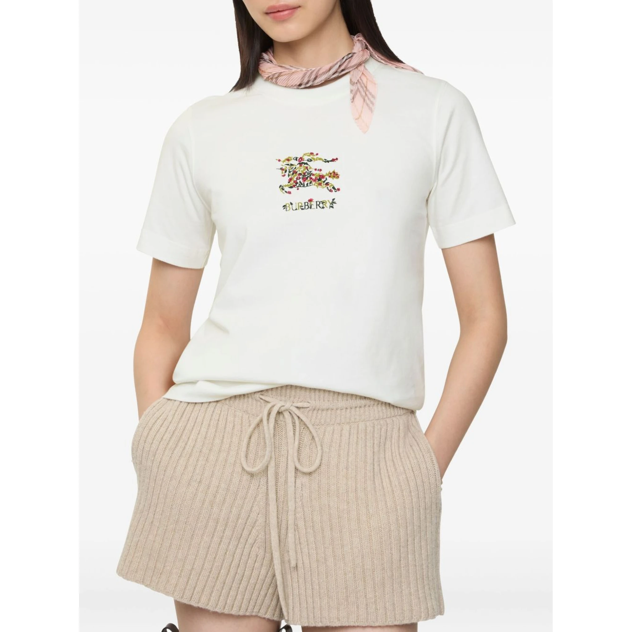 Burberry T-shirts and Polos White