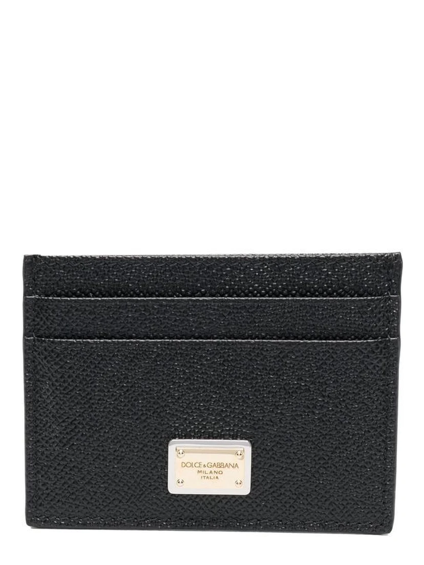 Dauphine calfskin leather card holder