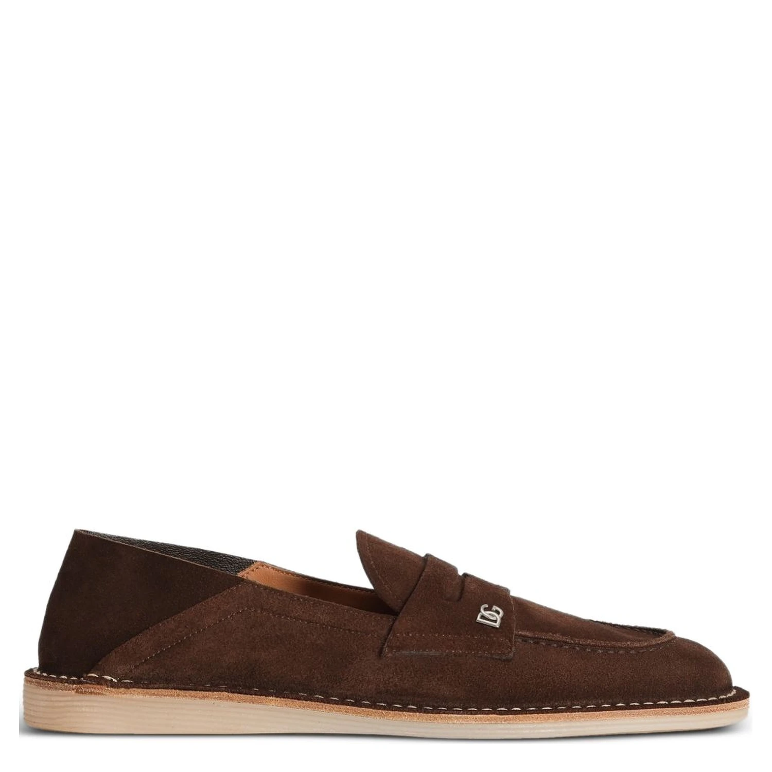 logo-plaque penny loafers