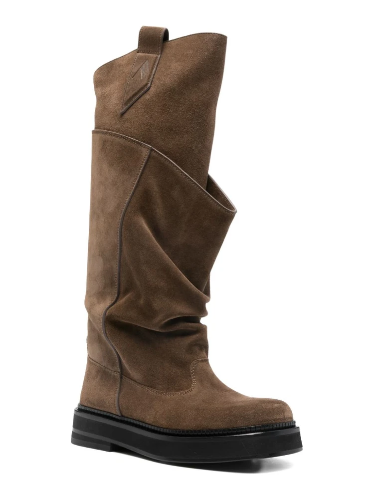 The Attico Boots Brown alternative