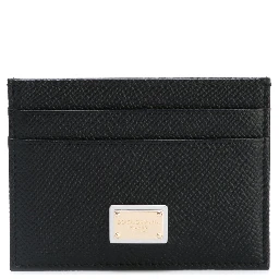 Dauphine calfskin leather card holder