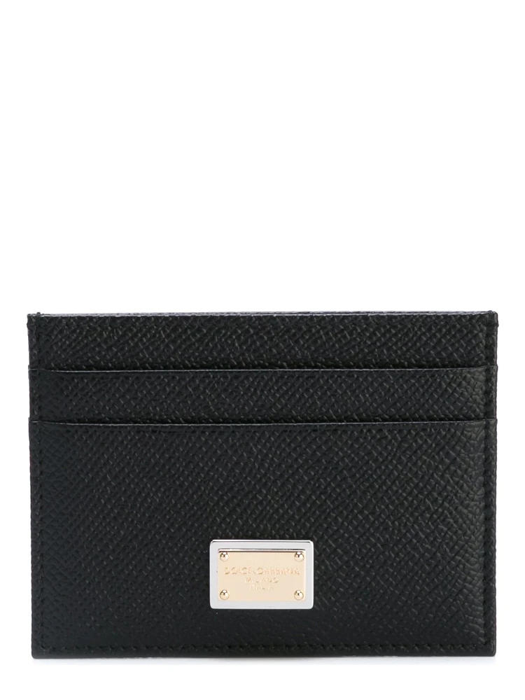 Dauphine calfskin leather card holder alternative