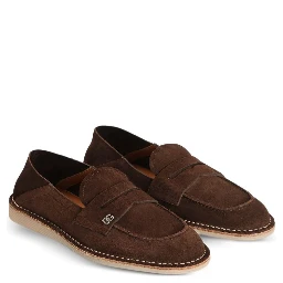 logo-plaque penny loafers