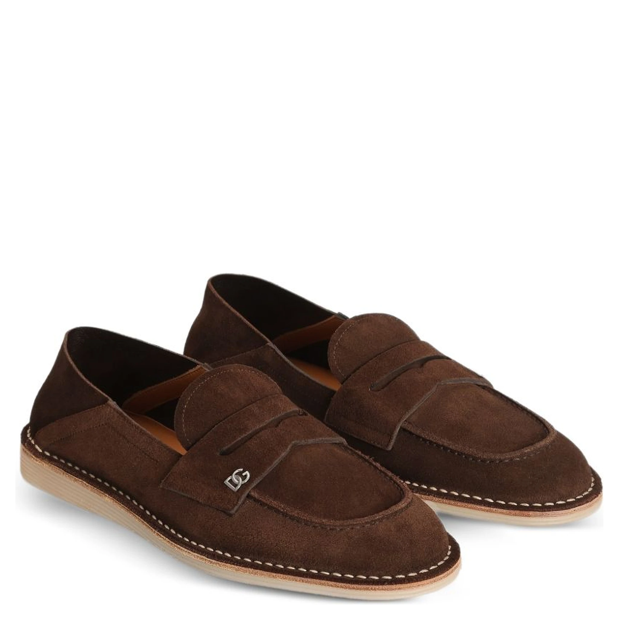 logo-plaque penny loafers