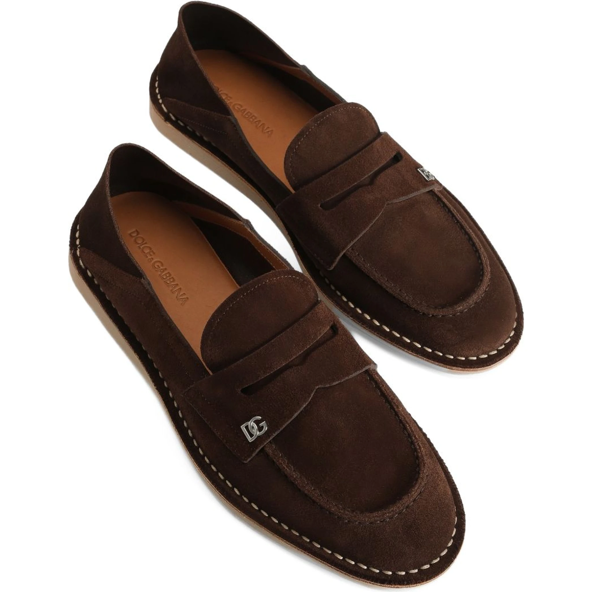 logo-plaque penny loafers