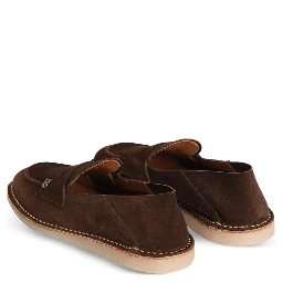 logo-plaque penny loafers