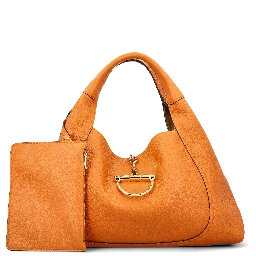 maxi Softbit grained leather shoulder bag