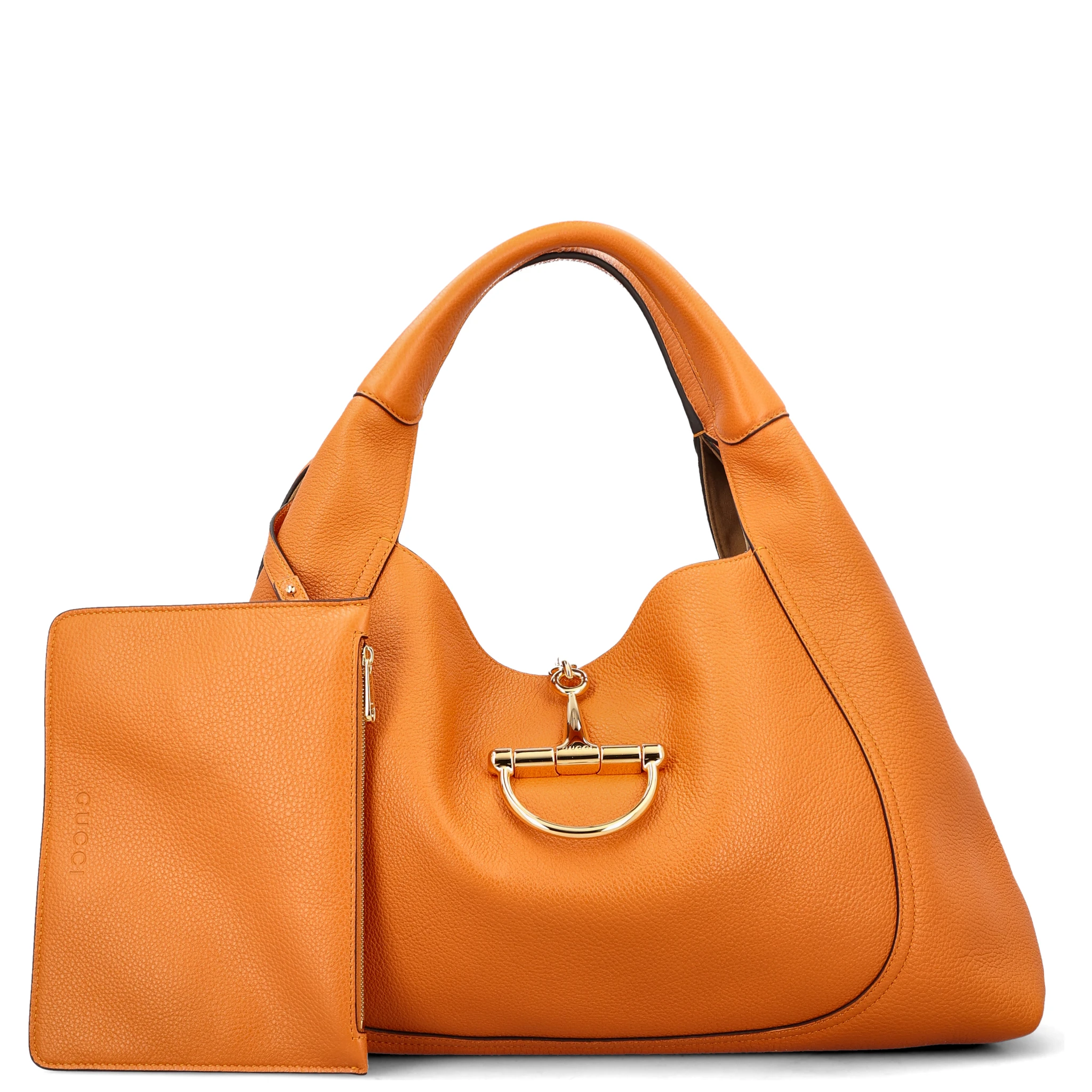 maxi Softbit grained leather shoulder bag