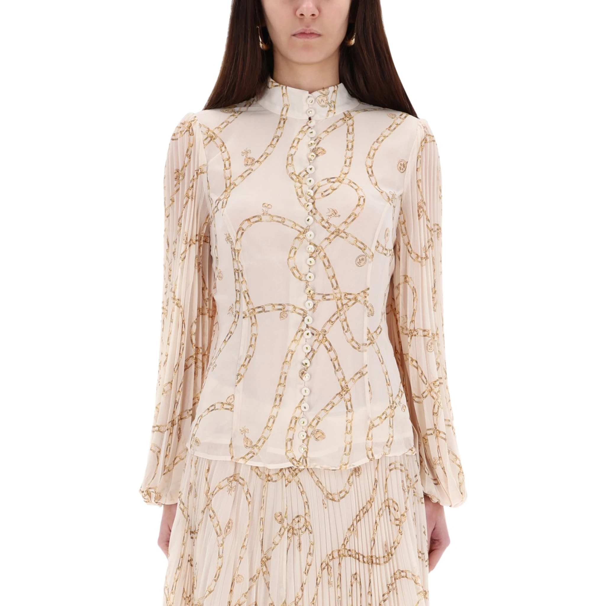 PLEATED BLOUSE "SUNRAY"