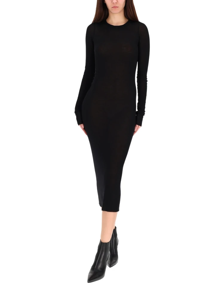 LONG-SLEEVED MIDI DRESS alternative